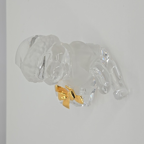 Disney Lenox Crystal & Gold Figure Pooh from Winnie the Pooh Rare Xmas special - Picture 4 of 13